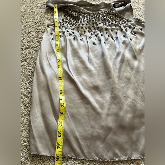 Day Birger Et Mikkelsen gray hand embelished silk blouse- Beautiful! - Picture 3 of 15